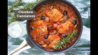 Easy Chicken Cacciatore  Video [upl. by Ahsiekim]