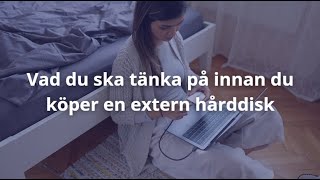 Extern hårddisk bäst i test 2024 Köpguide [upl. by Akiem34]