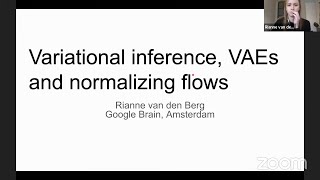 2021 31 Variational inference VAEs and normalizing flows  Rianne van den Berg [upl. by Nauqel796]