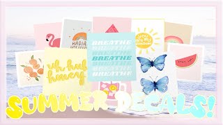 25 AESTHETIC SUMMER DECALS FOR ROBLOX  thedailyrose [upl. by Aldarcy]