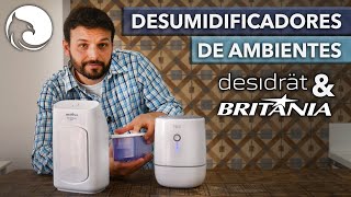 COMPARATIVO de Desumidificadores de Ambientes BRITÂNIA e DESIDRAT  Harpyja [upl. by Uba]