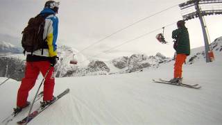 Go Pro HD Axamer Lizum I Ski [upl. by Lissak323]