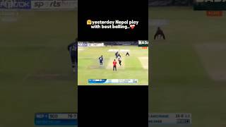 Nepal best balling again Scotland ❤️‍🩹🤗cricket watch like cricketlover [upl. by Heymann]