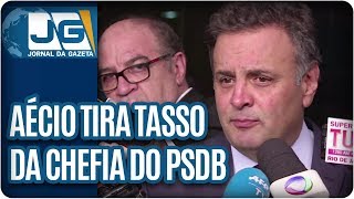 Aécio tira Tasso da chefia do PSDB [upl. by Ayotol]