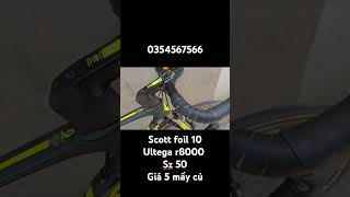 Scott foil 10  FULL Carbon Ultega r8000 75kg [upl. by Ennyleuqcaj]