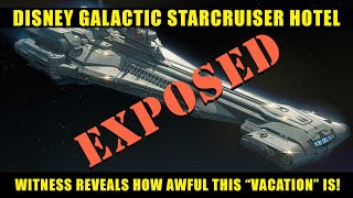 Disney Galactic Starcruiser Hotel EXPOSED by Actual GUEST  Shocking Details REVEALED at Last [upl. by Nahtan]