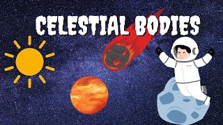 Learn about Celestial bodiesDefinition of celestial bodies and the celestial bodies Wiz Artist [upl. by Eleynad169]