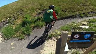 Rode route op Mountainbikepark beMINE [upl. by Chyou]