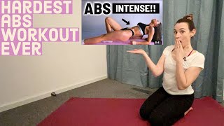 I tried GetFitbyIvanas Hardest Abs workout EVER [upl. by Ximenez616]