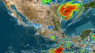 🔴 PRONÓSTICO PARA MÉXICO 872024 Lluvias Veracruz Tabasco Chiapas Oaxaca Nayarit Jalisco [upl. by Ecnesse]