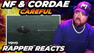 RAPPER REACTS to NF Cordae  CAREFUL [upl. by Tahpos896]