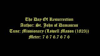 The Day Of Resurrection Lyrics Missionary  Easter Hymns [upl. by Yldarb]