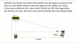 Textaufgaben mit Sinus Cosinus und Tangens lösen  Skizzen erstellen  Merkhilfe für Sin Cos amp Tan [upl. by Eentihw]