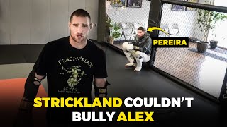 Sean Strickland spars Alex Pereira like hes just learned how to throw a punch [upl. by Anirroc]