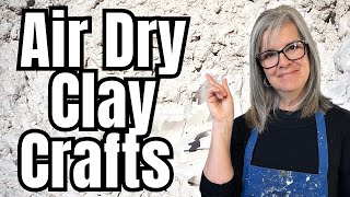 Easy Air Dry Clay Crafts for Beginners  DIY Tutorial [upl. by Davis]