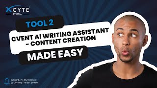 Cvent AI Writing Assistant  Content Creation Made Easy [upl. by Trin]