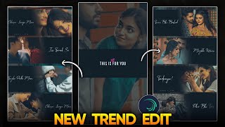 Multiple photo scrolling lyrics video editing  Trending Instagram reels lyrics video editing [upl. by Nnylatsyrk]