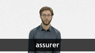 How to pronounce ASSURER in French [upl. by Kathi]