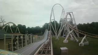 Pantheon Front Row POV at Busch Gardens Williamsburg [upl. by Derwin]