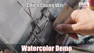 Chien Chung Wei Watercolor Demo [upl. by Adnola633]