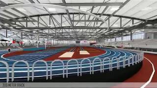 Gately Indoor Track and Field Facility Tour [upl. by Ailati882]