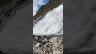 Alaska Stunning waterfall in Juneau Nugget Fall USA shorts alaska waterfall travel [upl. by Reseta35]