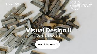 HCI2024  Lecture 11  Visual Design part II [upl. by Esidnac]