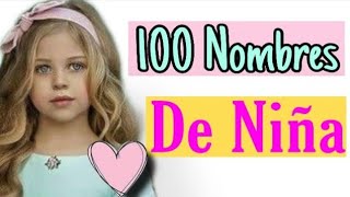 Nombres de niñas NO COMUNES 2024 ❤️😍 Nombres poco comunes PARA NIÑAS [upl. by Yekcaj]