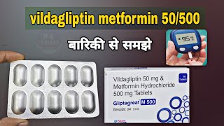 vildagliptin metformin 50500  gliptagreat m 500  vildagliptin tablets 50 mg  metformin 500 mg [upl. by Azral]