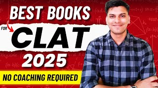 BEST Books for CLAT 2025  No COACHING REQUIRED [upl. by Irol]