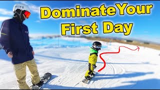 LEARN TO SNOWBOARD IN 10 MINUTES [upl. by Beatrix527]