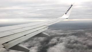 Ryanair Flight 332 Landing at London Luton Airport [upl. by Ecyal]