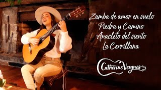 Catherine Vergnes  Zamba de amor en vueloPiedra y caminoAnacleto del VientoLa Cerrillana [upl. by Ihsakat]