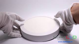 18W LED PANEL LIGHT SURFACE ROUND 3500K WARM LIGHT [upl. by Anilah]