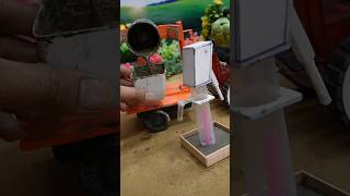 Mini Handpump Water Motor And Cow Video Mini Chaff Cutter Machine Project cow MiniTractor 93 [upl. by Etnoek]