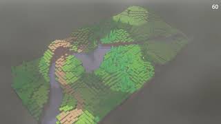 DevLog 242 Migrating from Unity to Godot C  Terrain PreProcedural Generation and Fog of War [upl. by Ailatan]