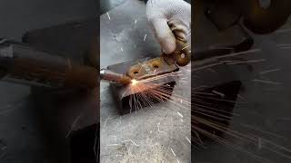 laserwelding Gently pull the weld beautiful and firm welding 1500wlaserwelding [upl. by Nalhsa517]