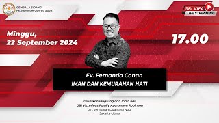 Ibadah Live Streaming GBI VIFA  EV Fernando Conan  AptRobinson  22 September 2024 [upl. by Annor]