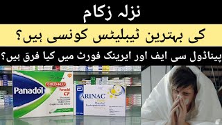 Arinac Forte Vs Panadol CF  What Is The Difference  Nazla Zukam Ki Best Medicine Konsi Hai  Flu [upl. by Aleakcim]