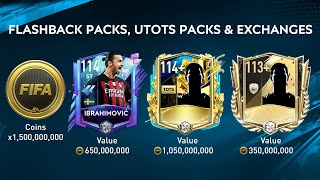 UTOTS FLASHBACK PACKS amp TOTS EXCHANGES  2 BILLION COINS PROFIT  FIFA MOBILE 23 [upl. by Krystin]