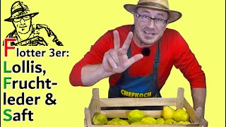 Flotter 3er Lollis Fruchtleder und Saft aus Quitten selber machen [upl. by Karna580]