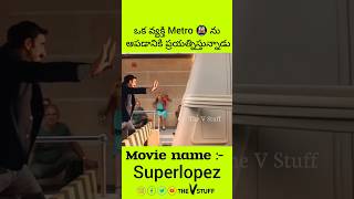 ⚡⚡ trying to stop metro train ⚡⚡ shorts metro superhero trending viral train movie facts [upl. by Htidirem296]