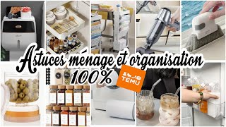 ASTUCES MÉNAGE amp ORGANISATION 100TEMU✨ [upl. by Chenee]