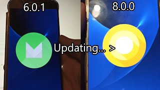 Updating A Samsung Galaxy S7 from Marshmallow to Oreo [upl. by Nailil]