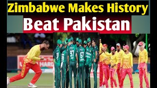 Pakistan vs Zimbabwe 3rd t20  Zimbabwe creates history  Zimbabwe beat Pakistan [upl. by Hniv89]