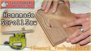 Make an Inverted Jigsaw Table DIY Scroll Saw [upl. by Aramenta]