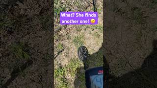 What She finds another one 😮 metaldetecting treasurehunting equinox900 [upl. by Mason270]