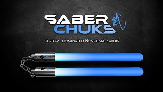 Lightsaber Nunchuks Saber Chucks [upl. by Pritchard]