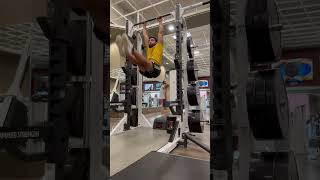 Hanging Leg raises 10 reps [upl. by Gold]