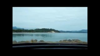 Drive Arch Cape Tunnel to Nehalem Bay State Park [upl. by Brittne]